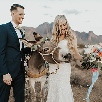 Arizona Wedding Beer Burros